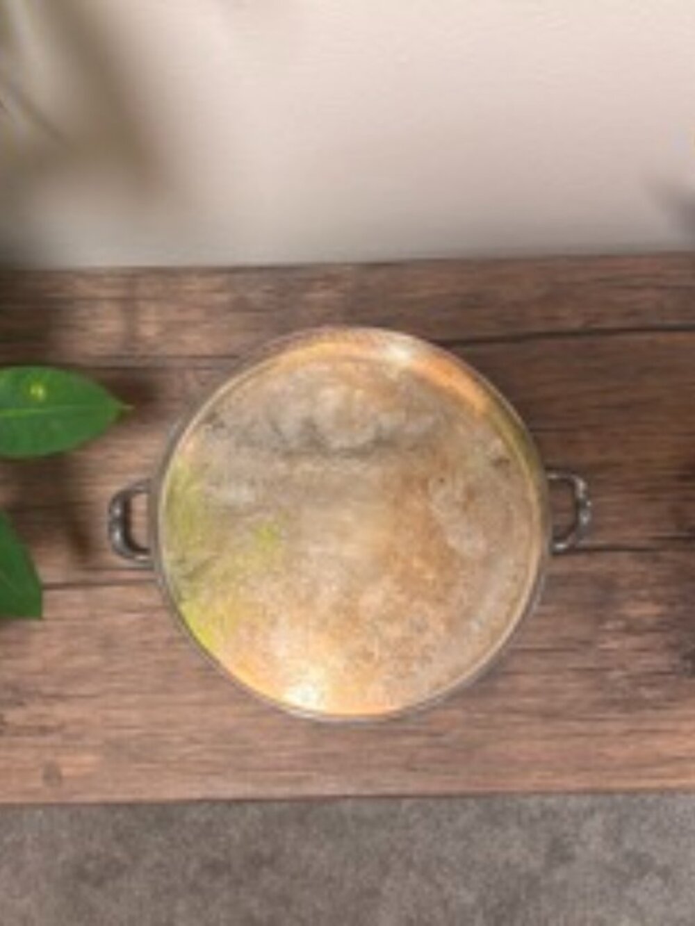 Vintage Sheffield Silver Co EPC Round Serving Tray - Picture 6 of 8